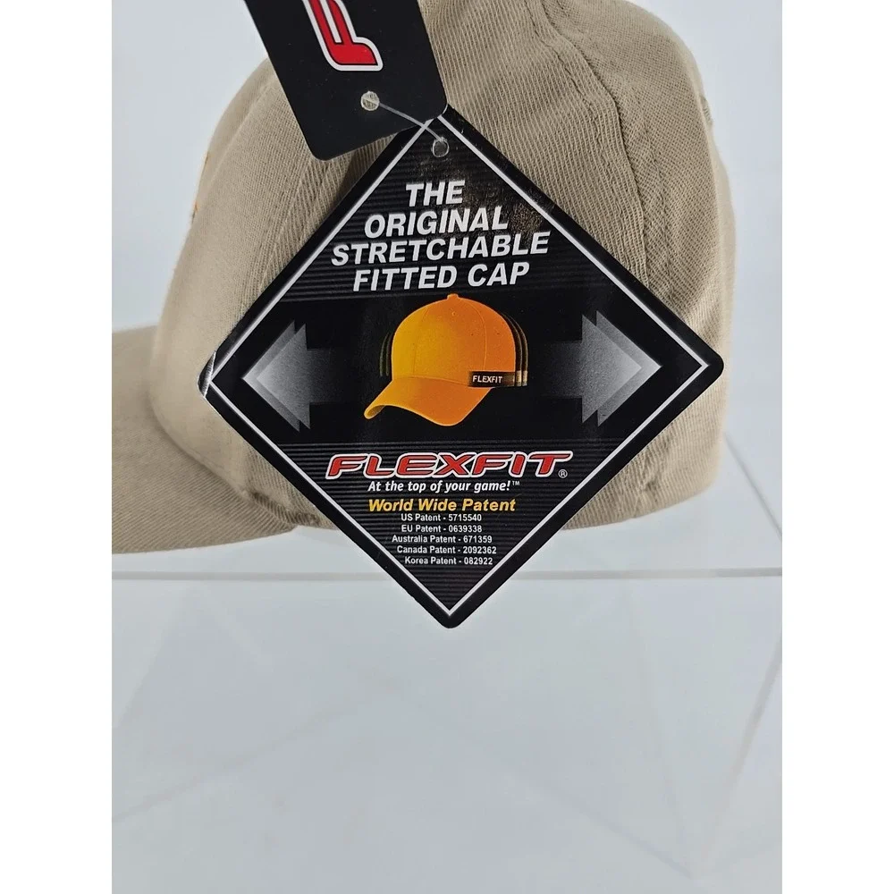FlexFit SF Lancers Logo Hat‎ Cap Tan NWT Small To Medium Fit